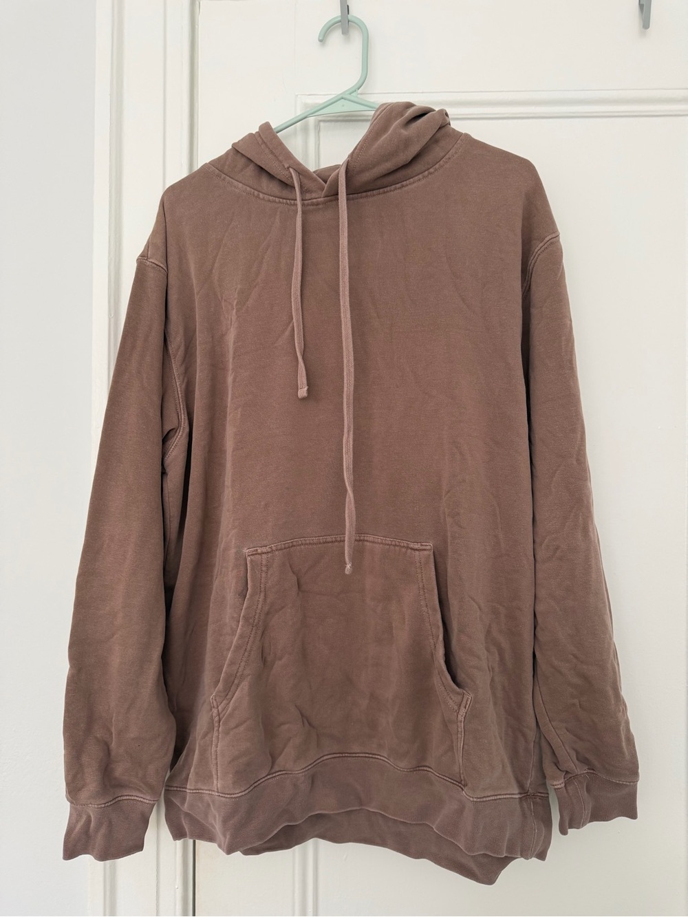 Women’s Hooded Pullover Sweatshirt - Brown